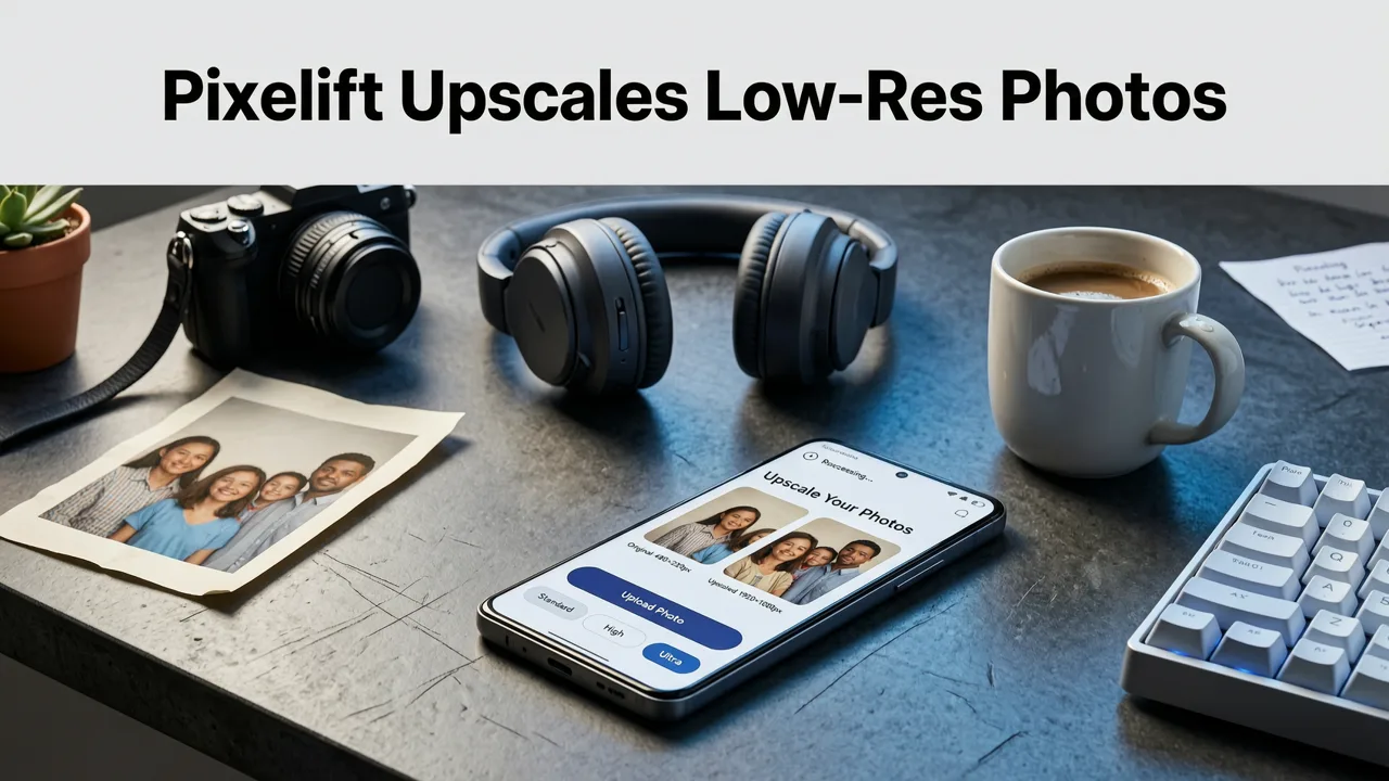 How Pixelift Upscales Low-Res Photos on Android (Without Sending Anything Online) - upscale low res photo android