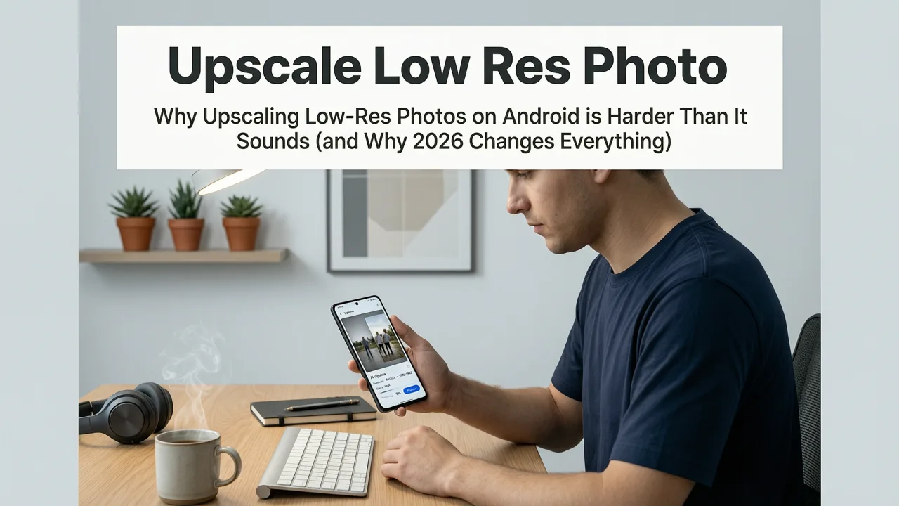 How to Upscale Low-Res Photo on Android (2026 Guide)