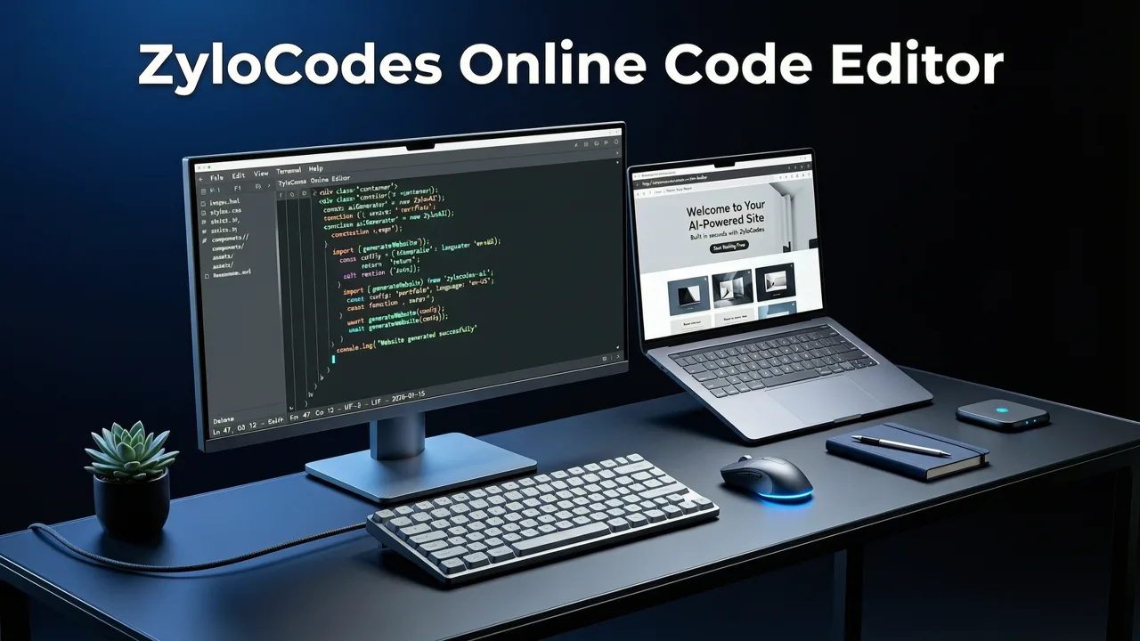 How ZyloCode’s Online Code Editor for AI-Generated Websites Compares in 2026 - online code editor for ai websites
