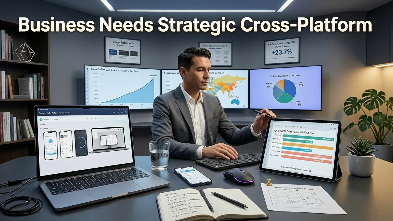 Why Your Business Needs Strategic Cross-Platform App Design Services in 2026 - cross-platform app design services
