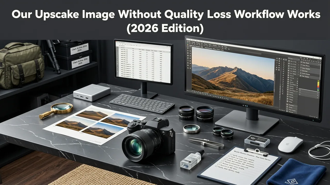 How Our 'Upscale Image Without Quality Loss' Workflow Works (2026 Edition) - upscale image without quality loss