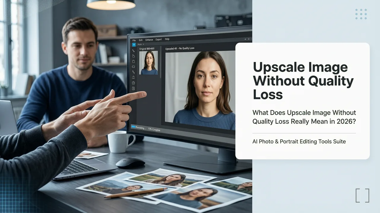 Featured image for Upscale Image Without Quality Loss — AI Tool 2026
