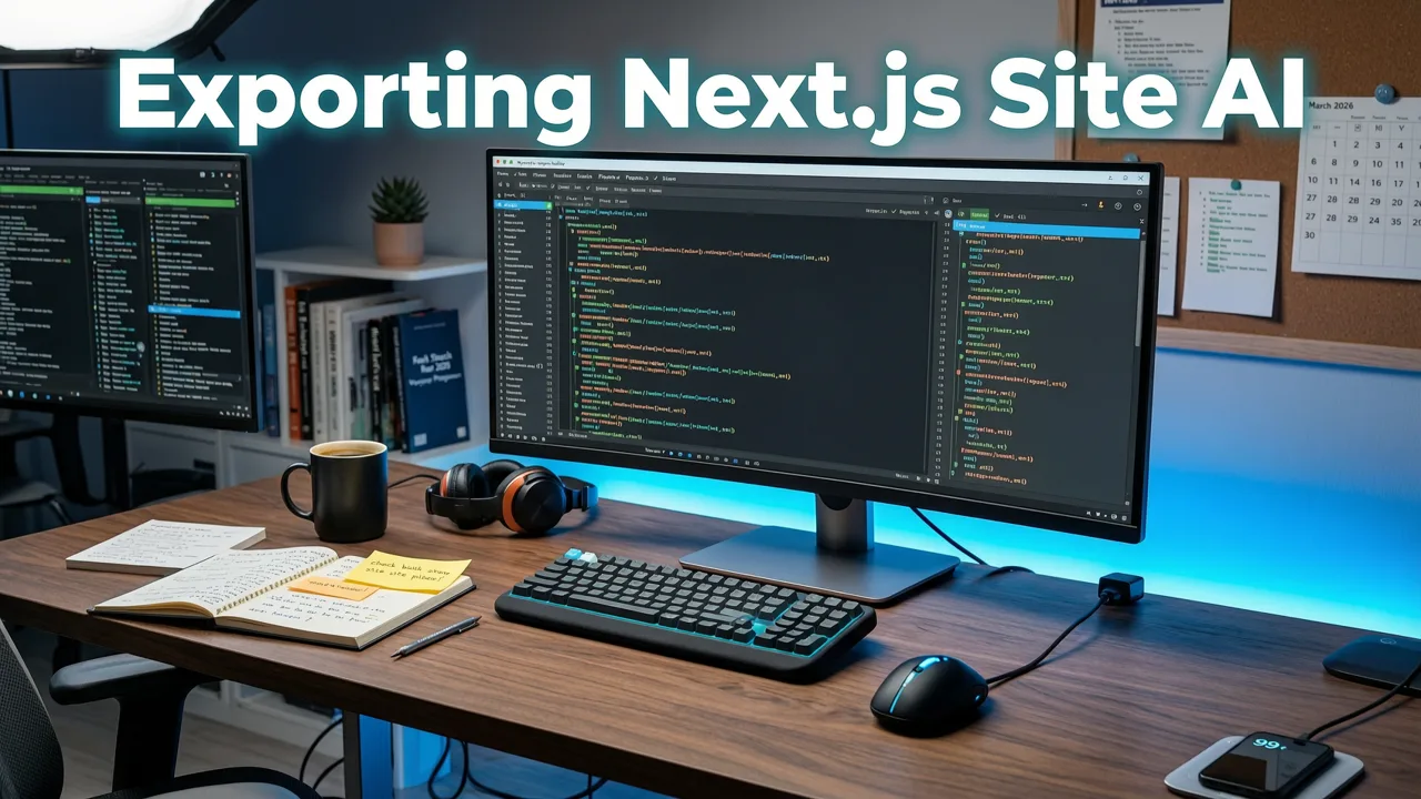 Why Exporting Your Next.js Site from an AI Builder Matters in 2026 - export nextjs site from ai builder