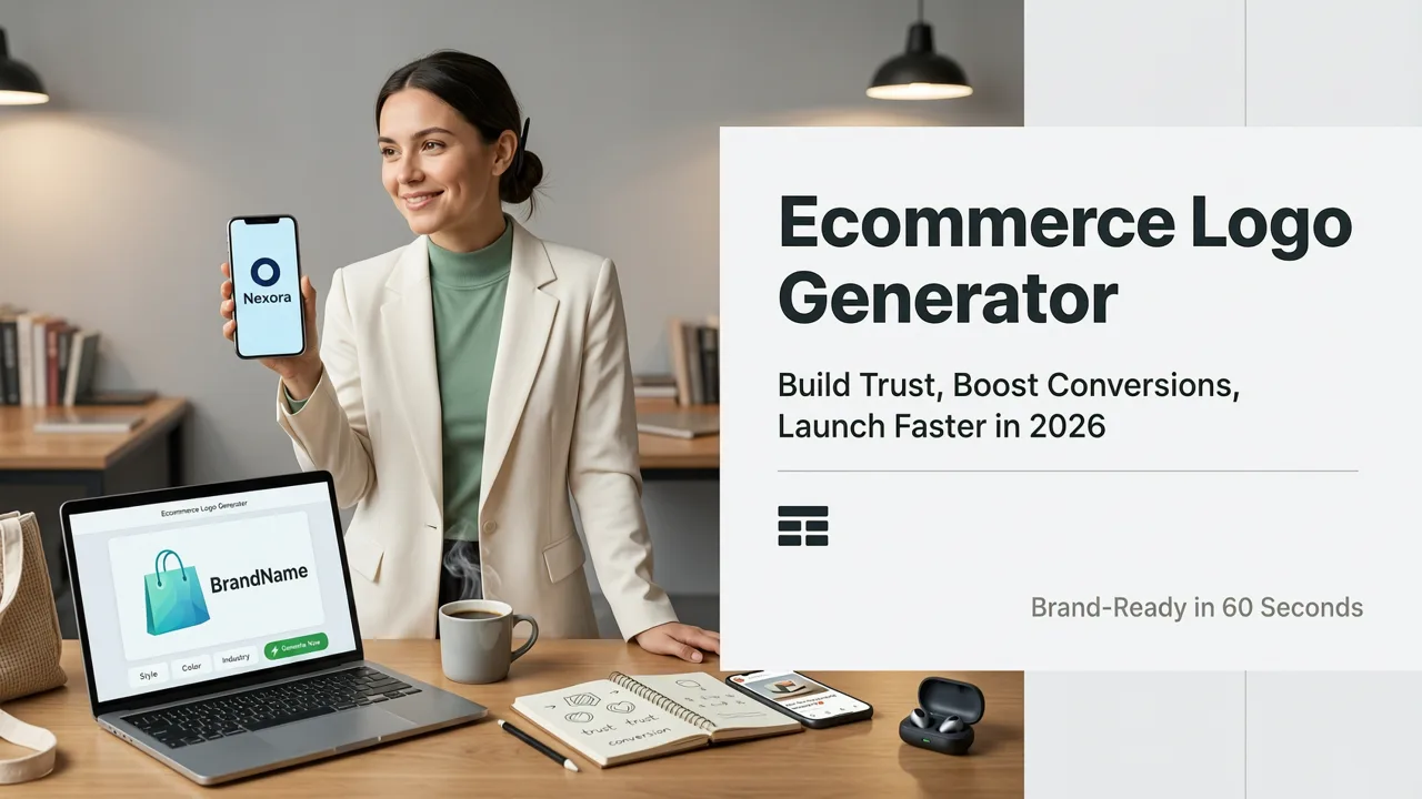Ecommerce Logo Generator — Brand-Ready in 60 Seconds (2026)
