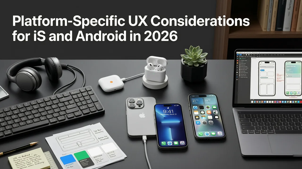 Platform-Specific UX Considerations for iOS and Android in 2026 - healthcare mobile app ux guidelines