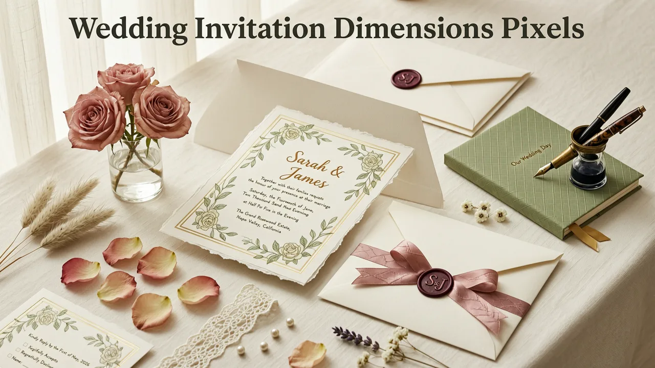 Why Wedding Invitation Dimensions in Pixels Matter in 2026 - wedding invitation dimensions pixels