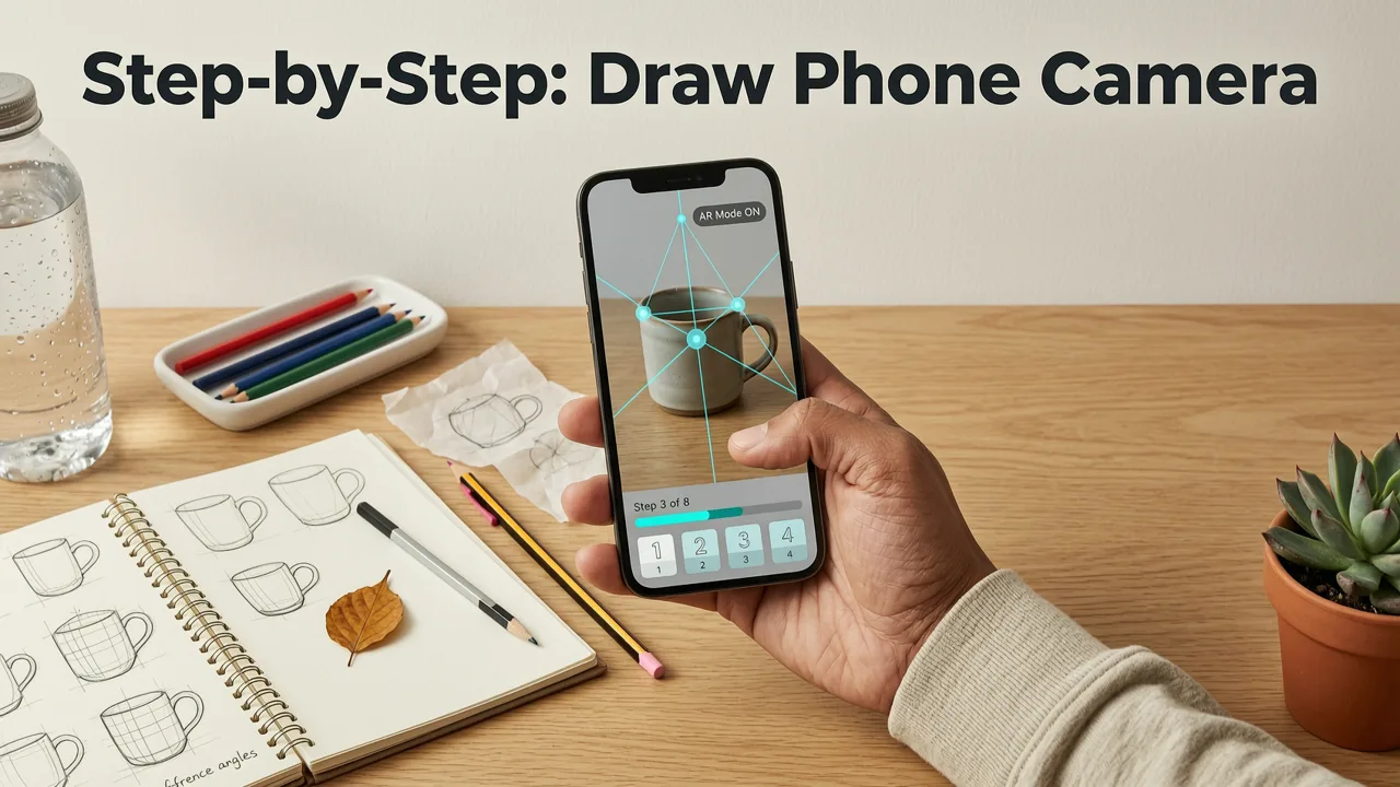 Step-by-Step: How to Draw with Phone Camera Using AR Drawing (2026 Edition) - how to draw with phone camera