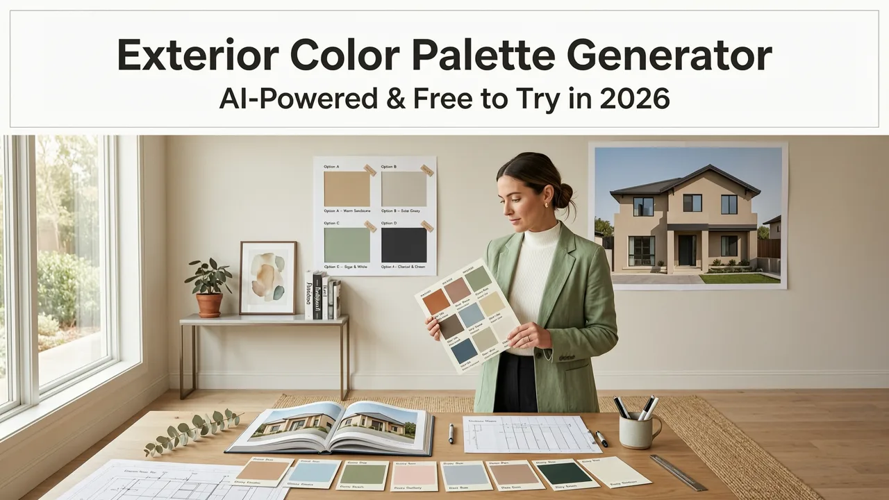 Exterior Color Palette Generator — AI-Powered & Free to Try in 2026