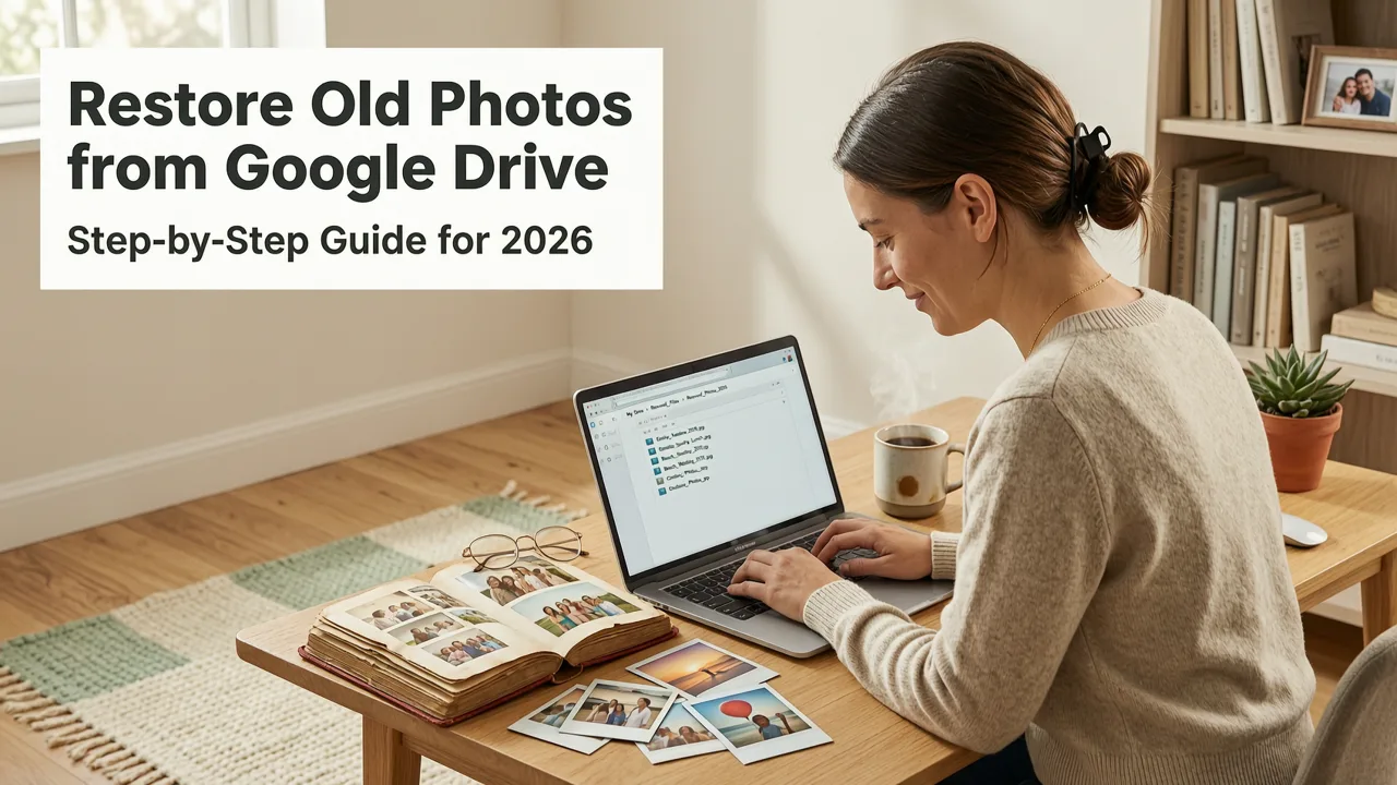 How to Restore Old Photos from Google Drive in 2026