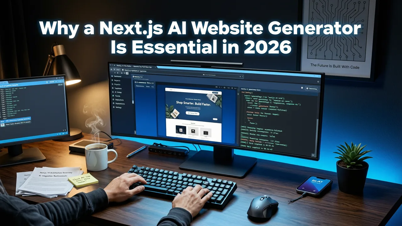 Why a Next.js AI Website Generator Is Essential in 2026 - nextjs ai website generator