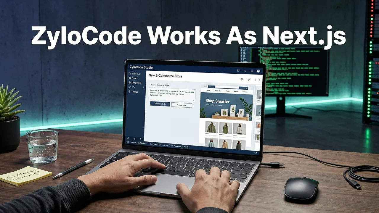 How ZyloCode Works as a Next.js AI Website Generator - nextjs ai website generator