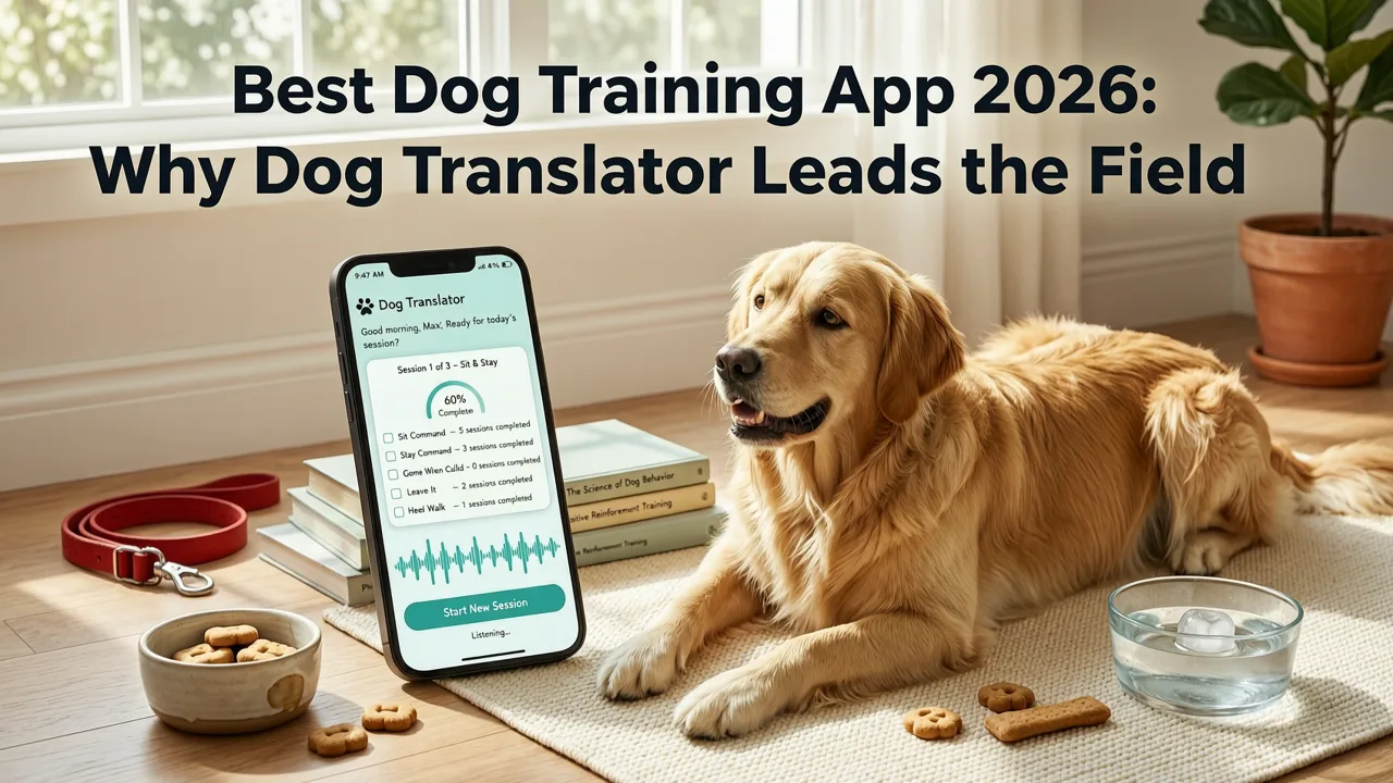 Best Dog Training App 2026: Why Dog Translator Leads the Field - best dog training app 2026