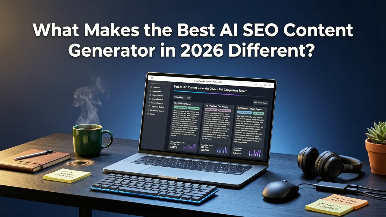 What Makes the Best AI SEO Content Generator in 2026 Different? - best ai seo content generator 2026