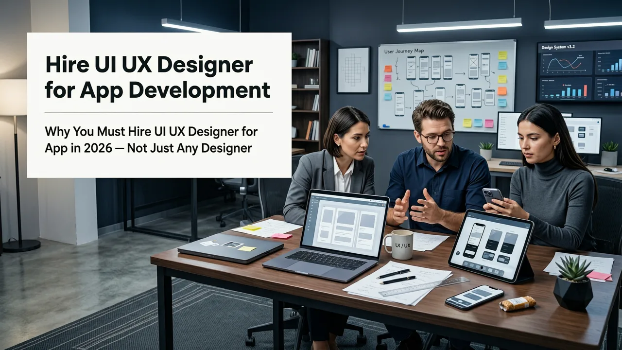 Hire UI UX Designer for App Development | Devsrank