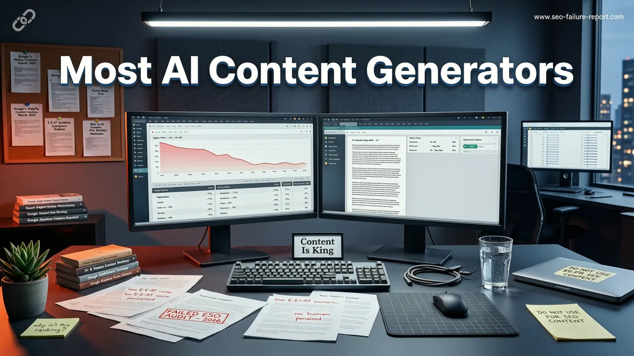 Why Most AI Content Generators for SEO Fail in 2026 - ai content generator for seo