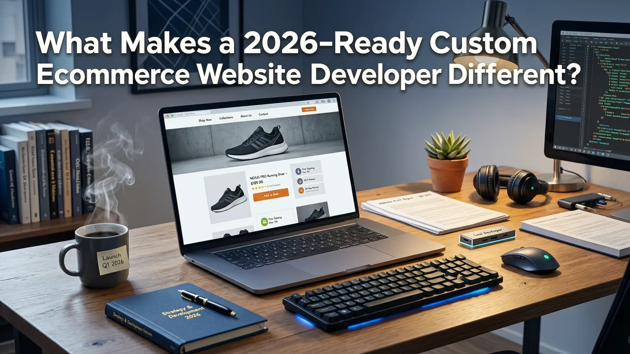 What Makes a 2026-Ready Custom Ecommerce Website Developer Different? - custom ecommerce website developer