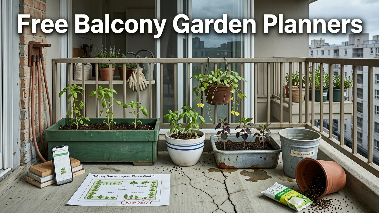 Why 'Free' Balcony Garden Planners Often Fail in Practice - balcony garden layout planner