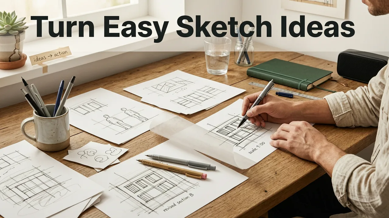 How to Turn Easy Sketch Ideas Into Real Progress (2026 Edition) - easy sketch ideas for hobbyists