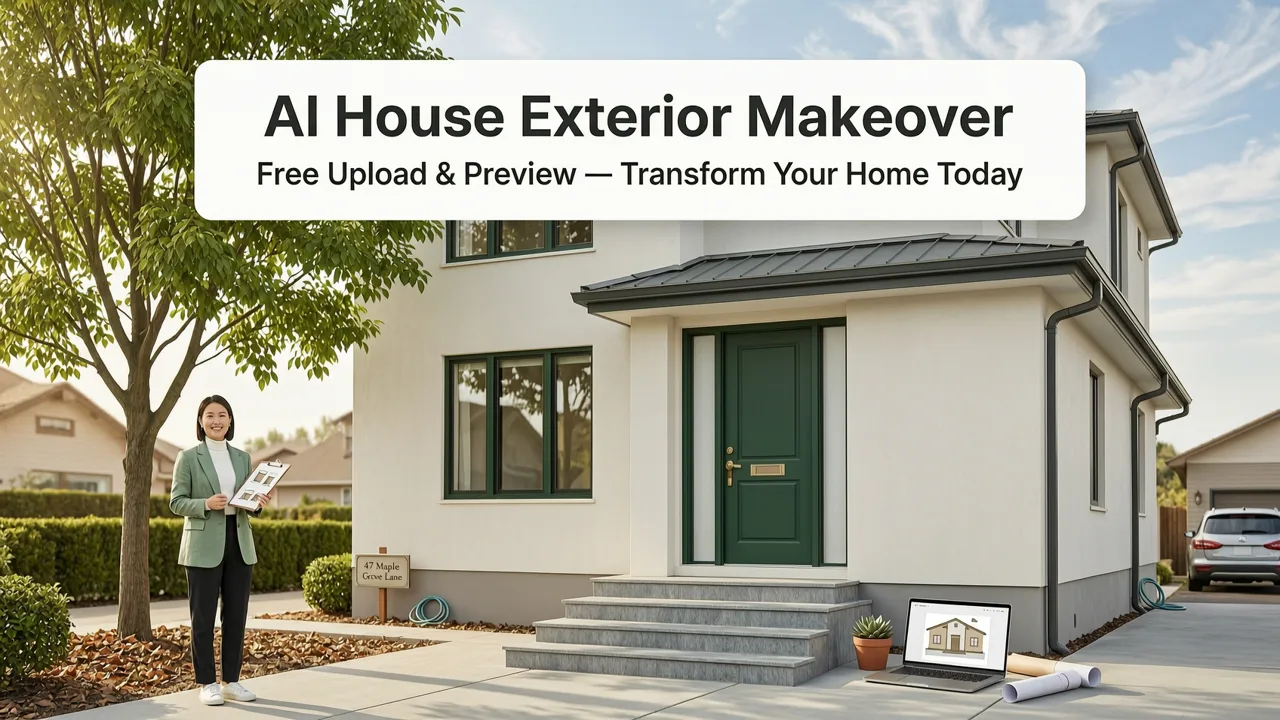 Best AI for House Exterior Makeover — Free Upload & Preview in 2026