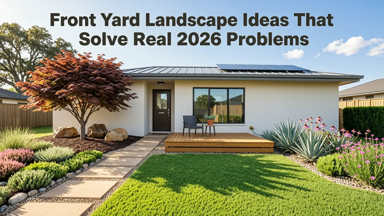 Front Yard Landscape Ideas That Solve Real 2026 Problems - front yard landscape ideas