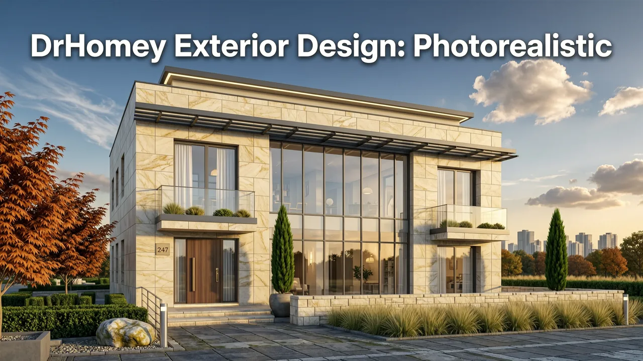 DrHomey Exterior Design: Photorealistic AI-Powered Home Exterior Visualization in 2026 - drhomey exterior design