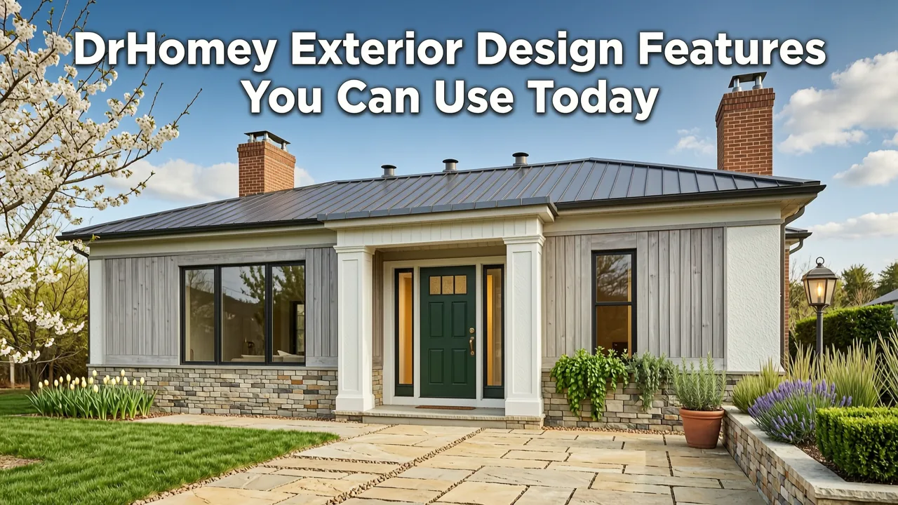 DrHomey Exterior Design Features You Can Use Today - drhomey exterior design