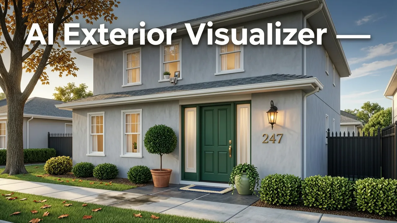 AI Exterior Visualizer — Your Front Door to Confident Exterior Makeovers in 2026 - ai exterior visualizer