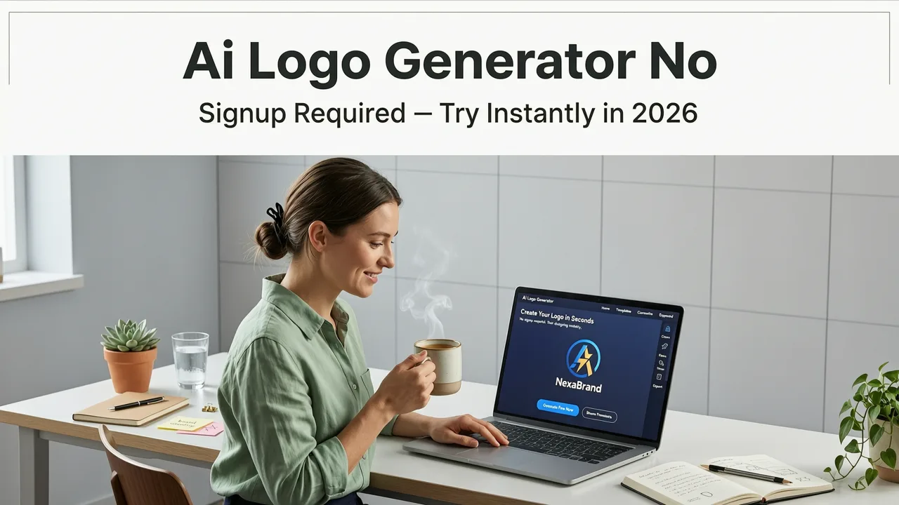 AI Logo Generator No Signup Required — Try Instantly in 2026