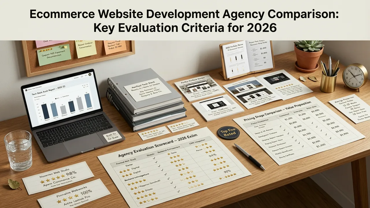 Ecommerce Website Development Agency Comparison: Key Evaluation Criteria for 2026 - ecommerce website development agency