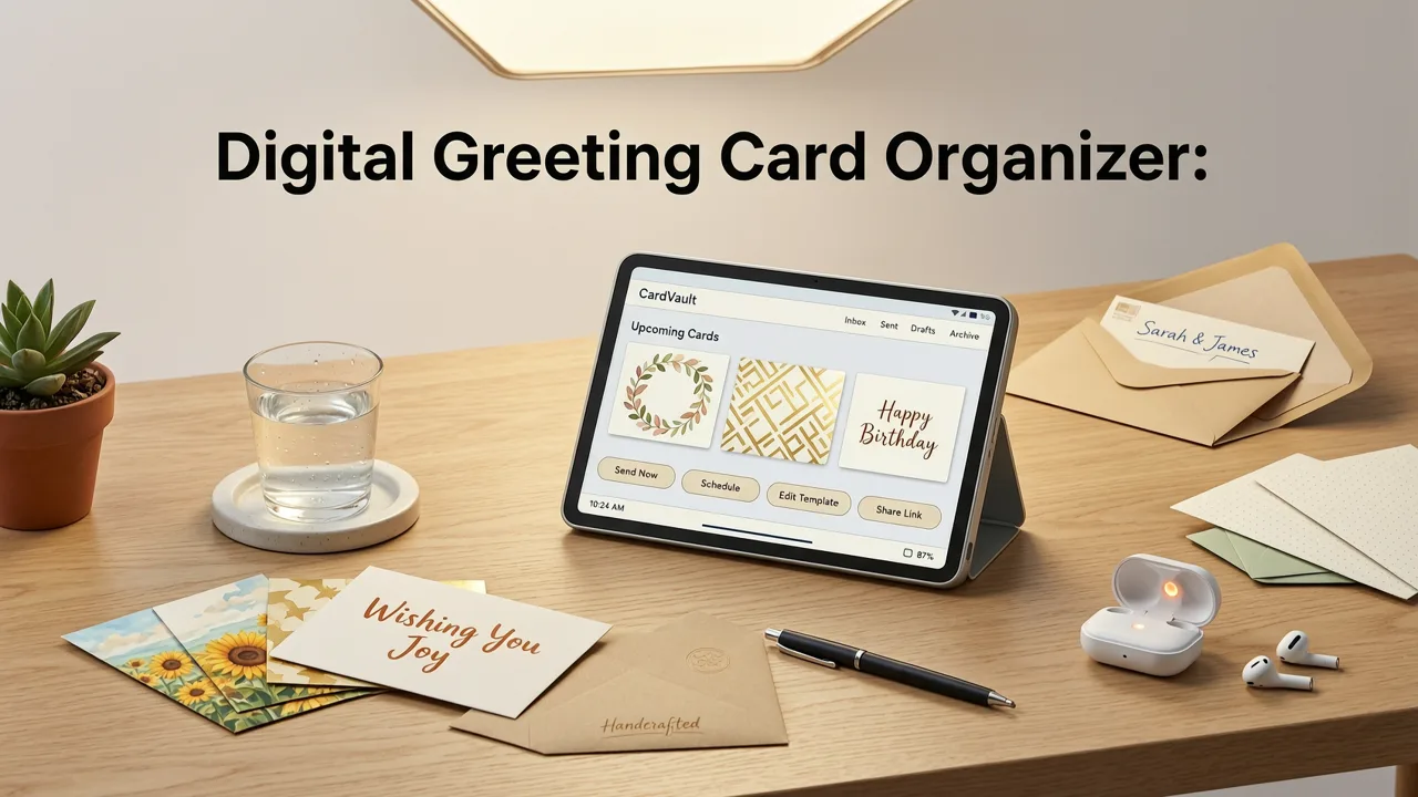 Digital Greeting Card Organizer: Store & Send in One Place - digital greeting card organizer