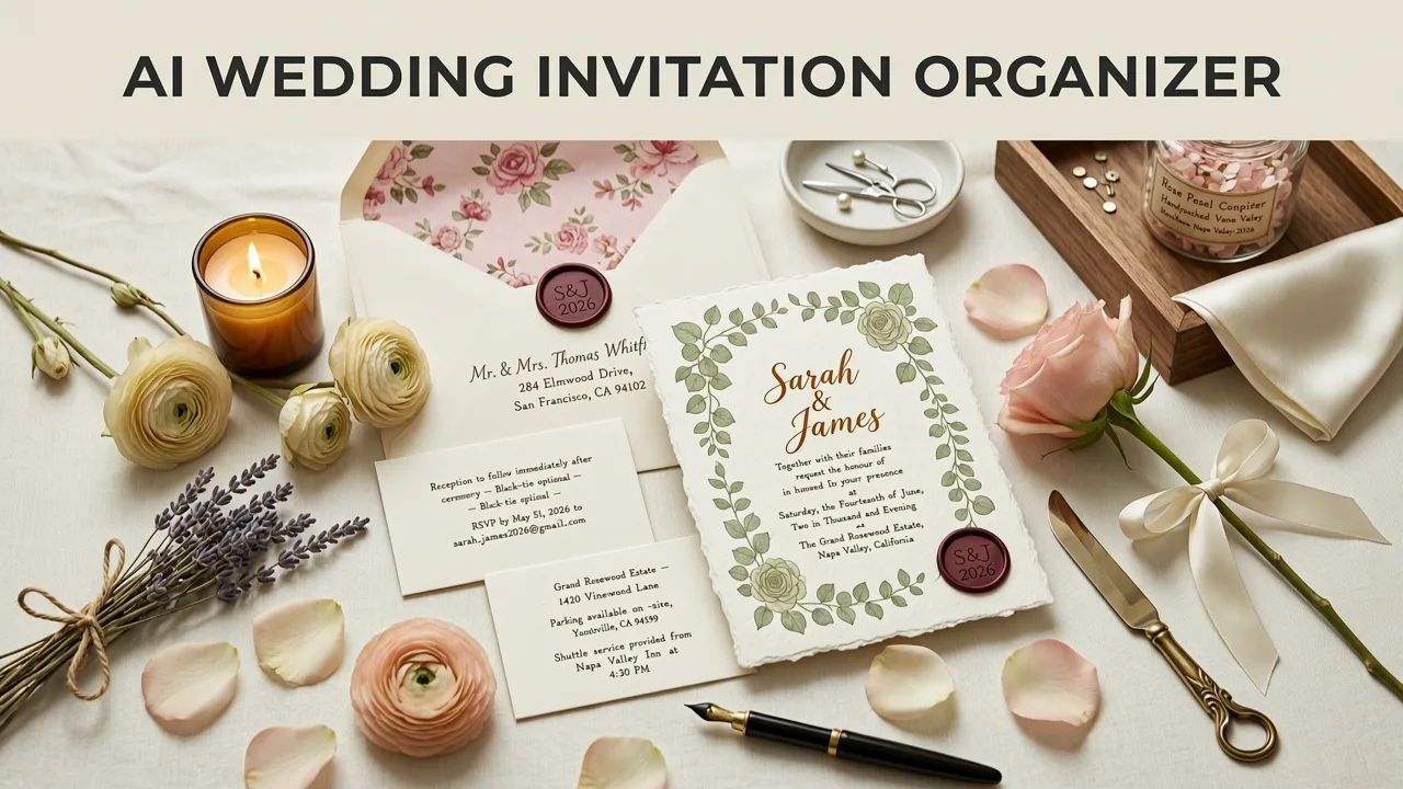 AI Wedding Invitation Organizer for Stress-Free Planning in 2026 - ai wedding invitation organizer