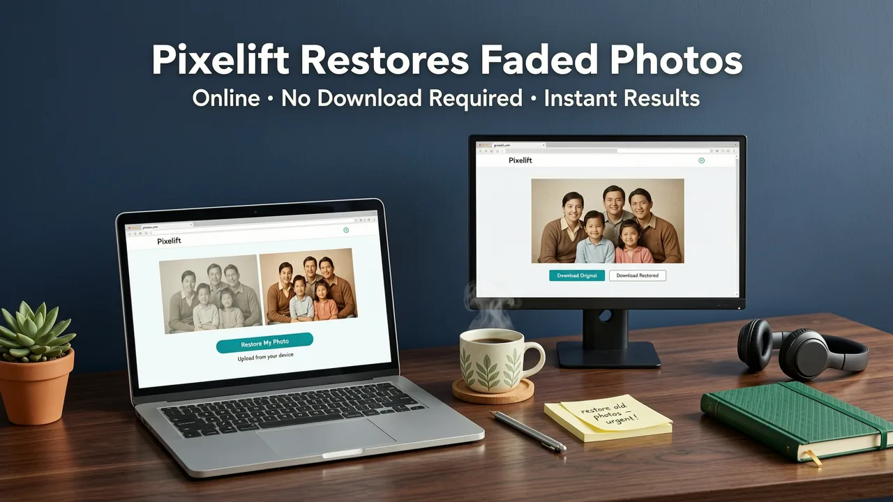 How Pixelift Restores Faded Photos Online No Download Required - restore faded photos online no download