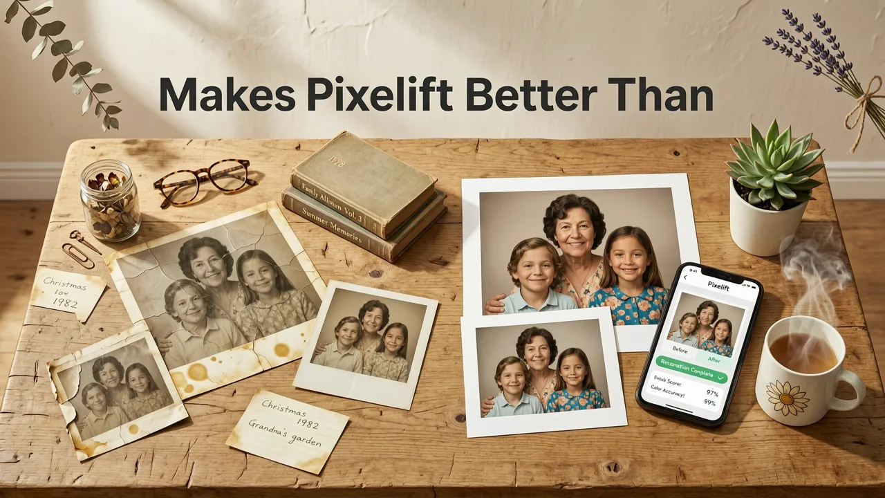 What Makes Pixelift Better Than Other Online Faded Photo Restorers? - restore faded photos online no download