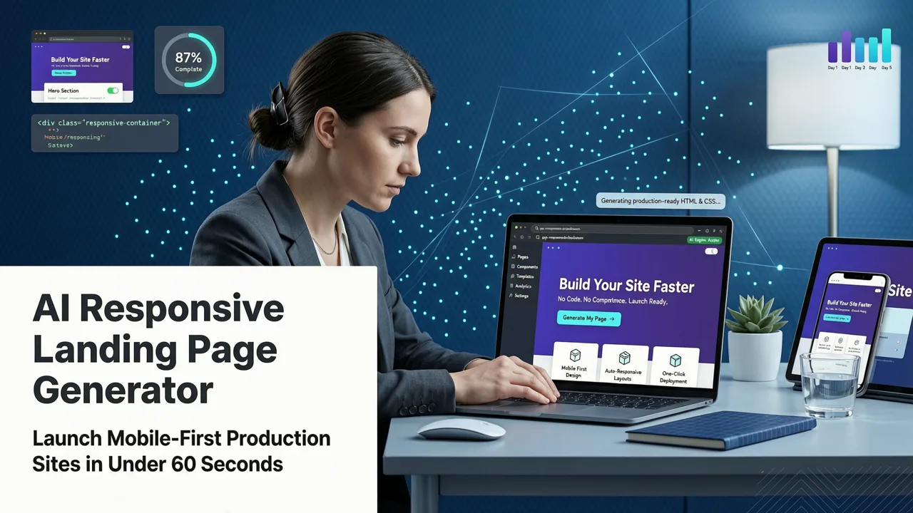 Featured image for AI Responsive Landing Page Generator – Build Production-Ready Sites