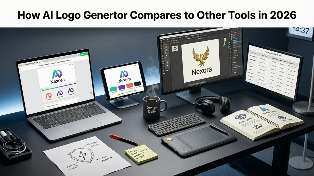 How AI Logo Generator Compares to Other Tools in 2026 - logo maker for startups