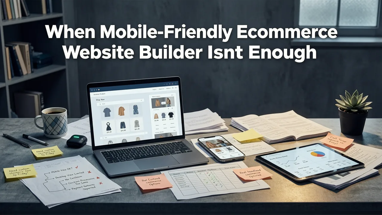 When a Mobile-Friendly Ecommerce Website Builder Isn’t Enough - mobile-friendly ecommerce website builder