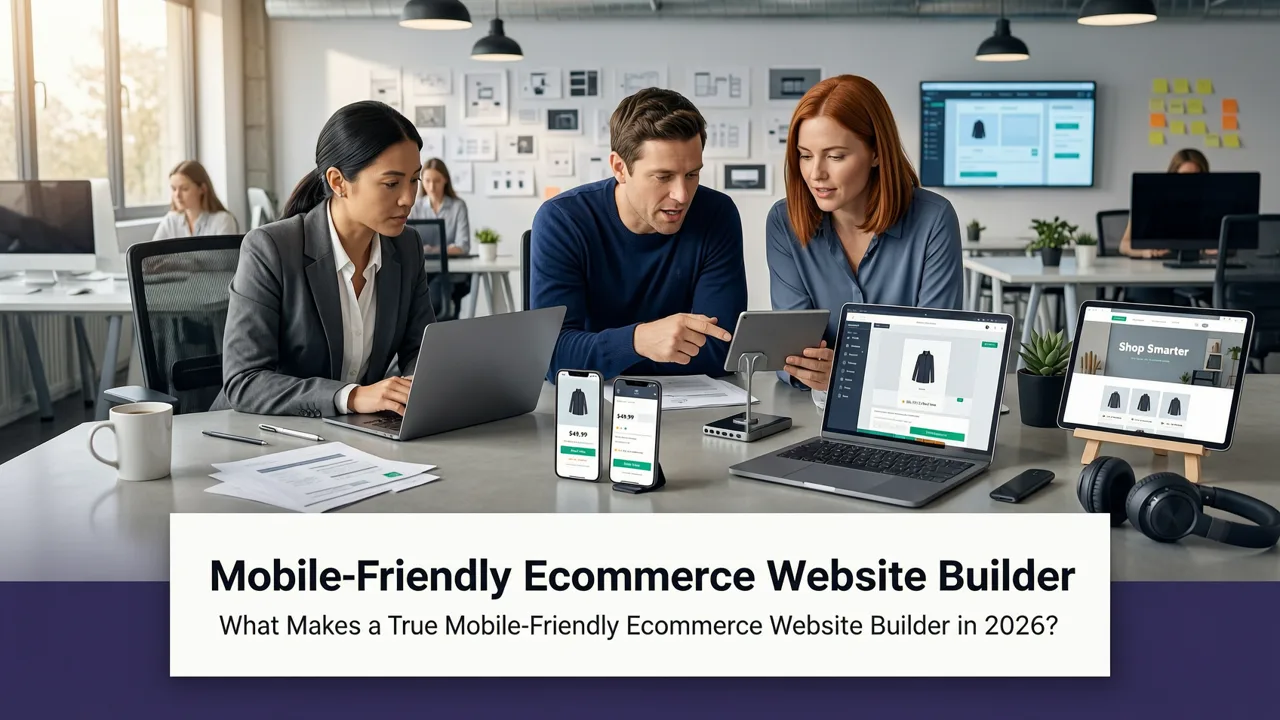 Mobile-Friendly Ecommerce Website Builder Options for 2026
