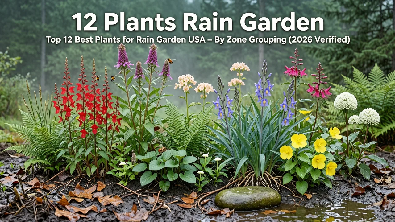 Top 12 Best Plants for Rain Garden USA — By Zone Grouping (2026 Verified) - best plants for rain garden usa