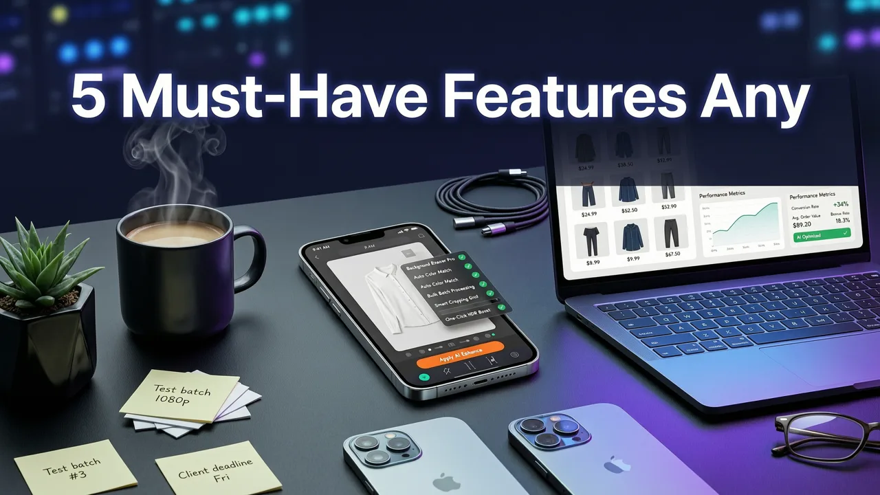 Top 5 Must-Have Features in Any AI Photo Editor for Ecommerce (2026 Edition) - ai photo editor for ecommerce