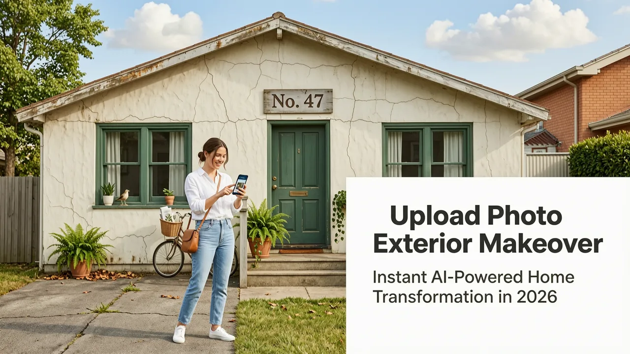 Upload Photo Exterior Makeover — Instant AI-Powered Home