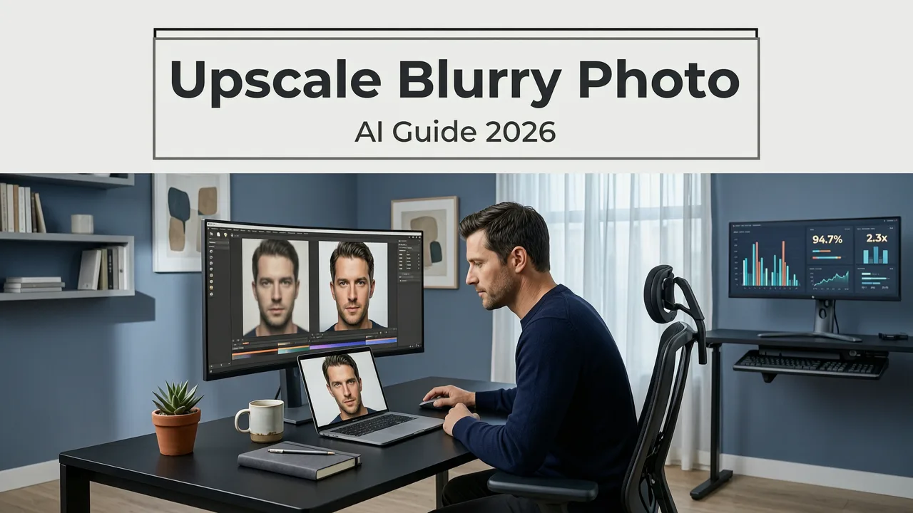 How to Upscale Blurry Photo in Seconds — AI Guide 2026
