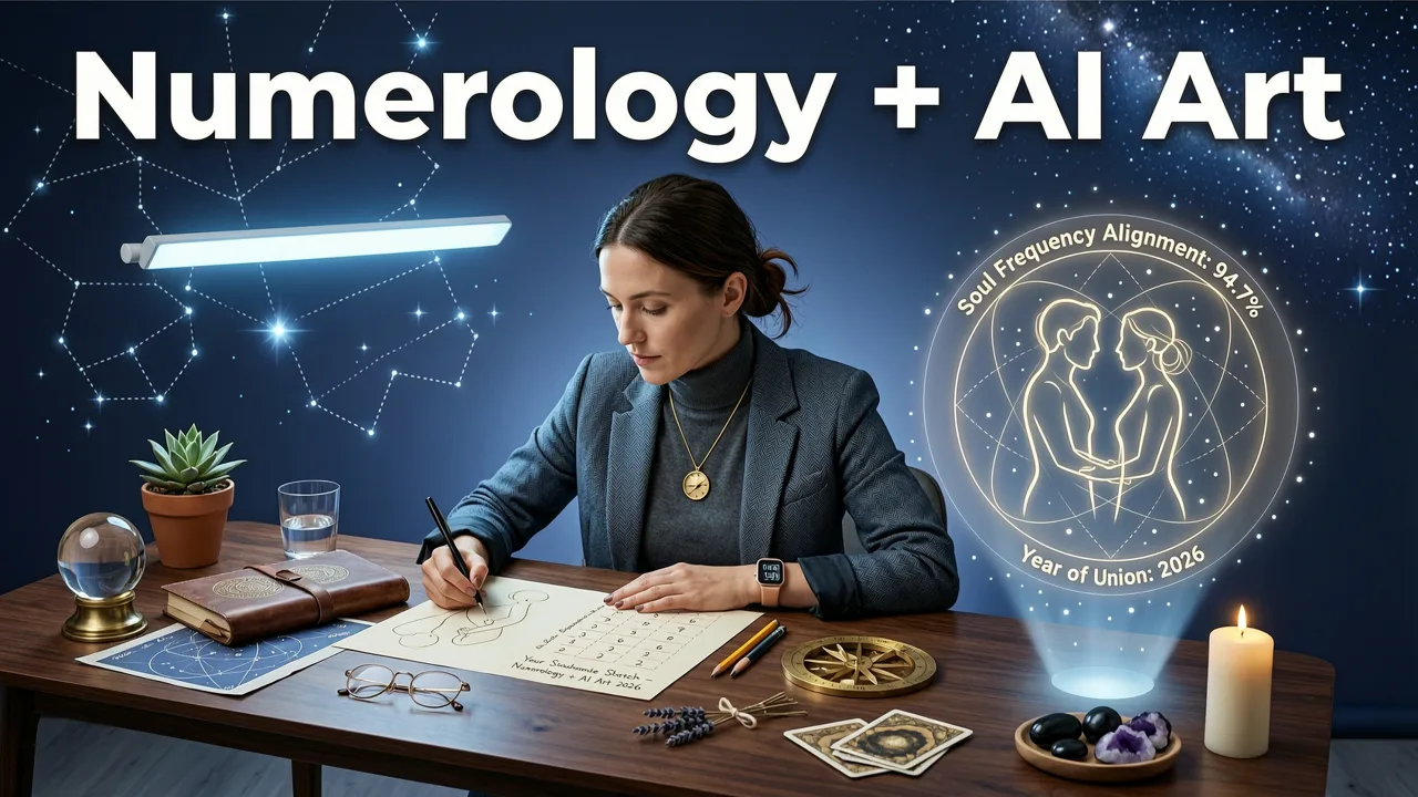 How Numerology + AI Art Create Meaningful Soulmate Sketches in 2026 - what does my birth date say about my soulmate