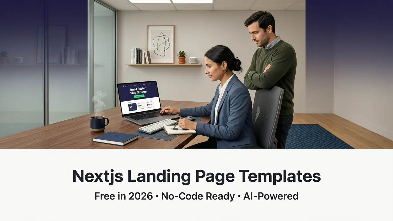 Featured image for Free Next.js Landing Page Templates (2026)