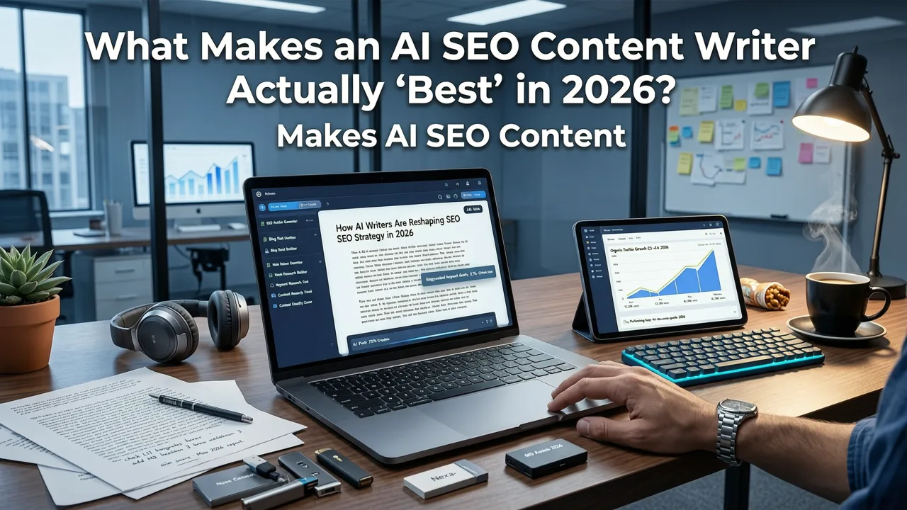 What Makes an AI SEO Content Writer Actually “Best” in 2026? - best ai seo content writer 2026