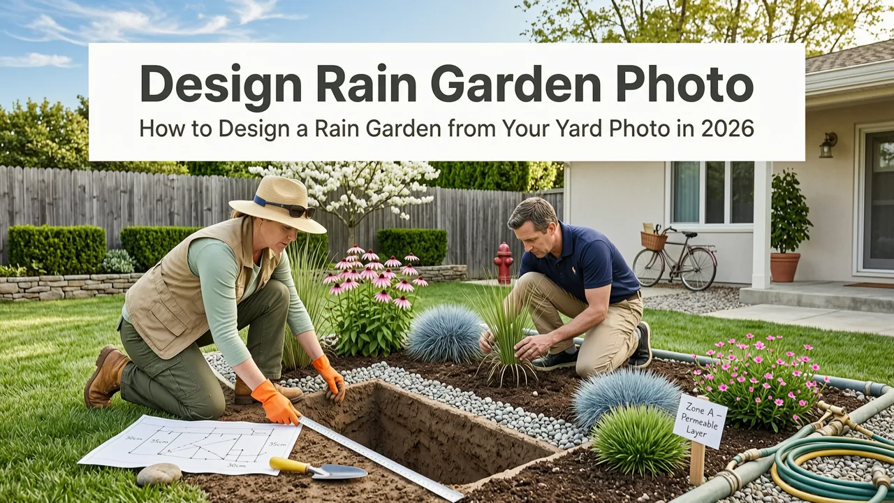 How to Design a Rain Garden from Your Yard Photo in 2026