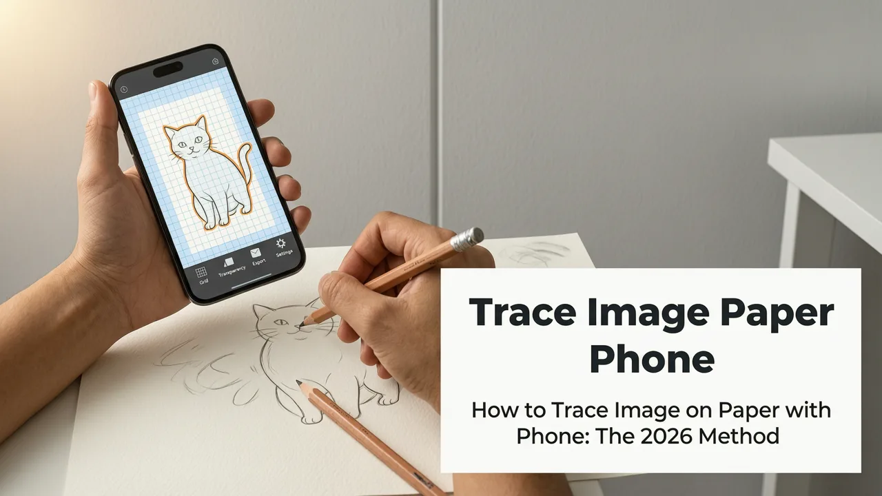 How to Trace Image on Paper with Phone (2026 Step-by-Step Guide)