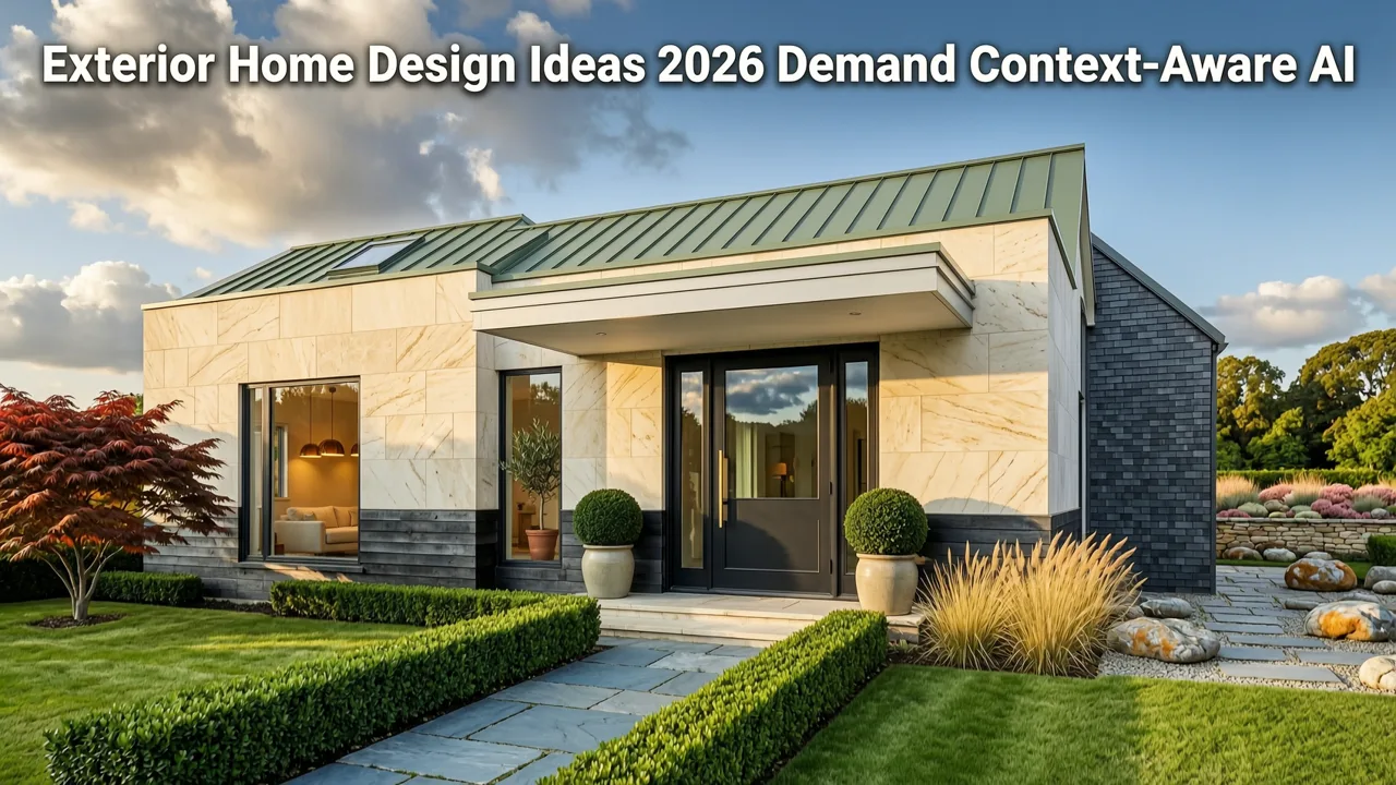 Why Exterior Home Design Ideas 2026 Demand Context-Aware AI - exterior home design ideas 2026