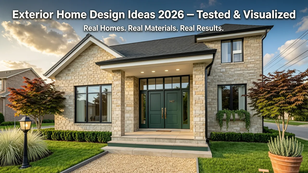Top Exterior Home Design Ideas 2026 — Tested & Visualized - exterior home design ideas 2026