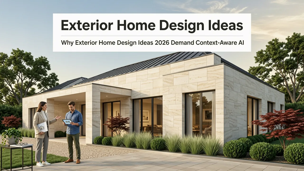 Exterior Home Design Ideas 2026 — AI-Generated & Realistic