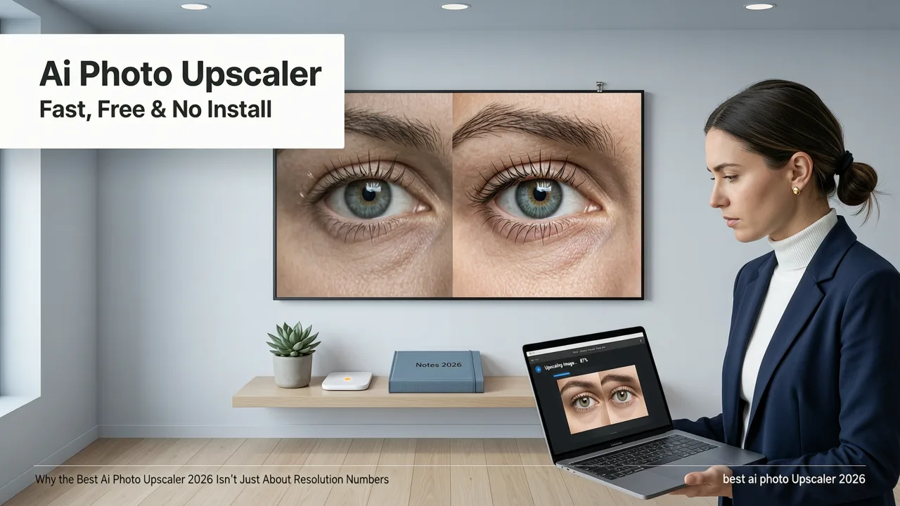 Best AI Photo Upscaler 2026 — Fast, Free & No Install
